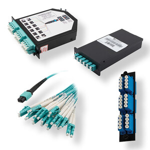 L-com Releases New Fiber Optic MPO Fan-Out Cables, Cassettes, Sub-Panels and Rack-Mount Chassis