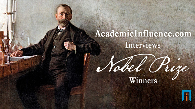 See fascinating video conversations with Nobel Prize winners and other luminaries at AcademicInfluence.com