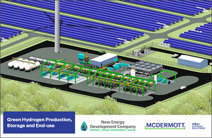 McDermott's CB&amp;I Storage Solutions and New Energy Complete Engineering for Green Hydrogen Generation Facility
