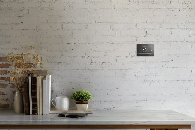 Crestron Horizon Thermostat on Wall