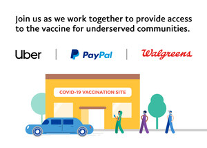 Uber, PayPal and Walgreens Introduce Vaccine Access Fund