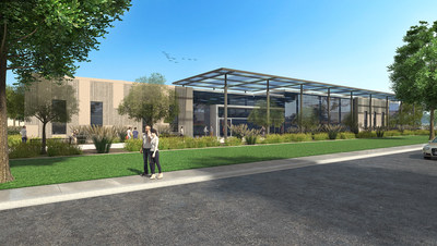 This 55,000 square foot build-to-suite manufacturing facility was designed by Pacific Cornerstone Architects for client Systems Machine Automation Components Corporation (SMAC). It is located in the Carlsbad Research Center Business Park in northern San Diego County and features passive solar cooling throughout the building.