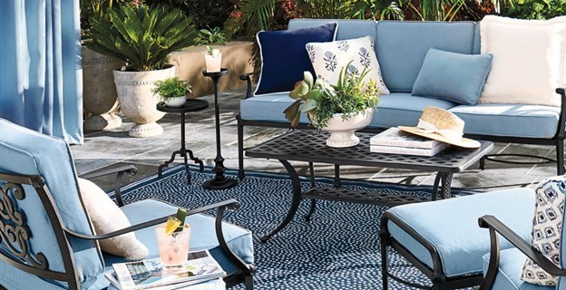 Outdoor room furniture available from Ballard Designs for Sweepstakes Grand Prize winner of $20K and a free room makeover!