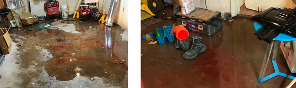 Toxic oil spill in family's forever home renders house unlivable.