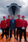 Cunard's Captain Christopher Wells Retires after 20 years with the Line, and Awarded Rank of Commodore