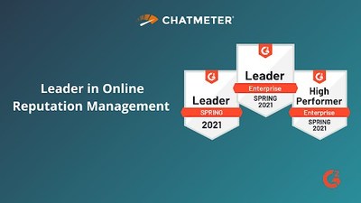 Chatmeter earned recognition in multiple categories on the G2 2021 Spring Report.
