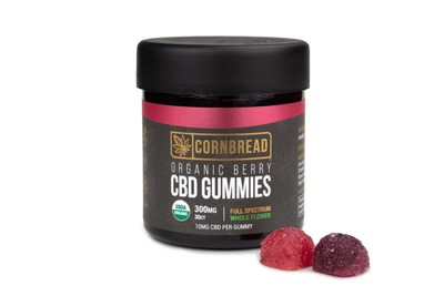 The first full spectrum, USDA organic CBD gummies are now available at CornbreadHemp.com.