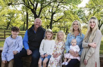 Dan Rodimer with his family of seven including his wife, Sarah Rodimer.