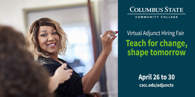 Columbus State Community College Virtual Adjunct Hiring Event