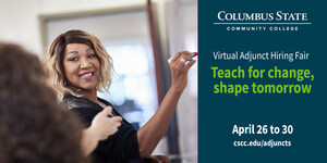 Columbus State Virtual Hiring Fair to Promote Adjunct Positions is April 26-30