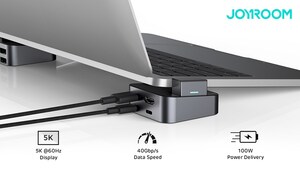 JOYROOM Announces Launch of J-Cube: Portable Ergonomic MacBook Stand &amp; 8-in-1 USB-C Hub