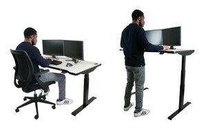 AmpliVox Rolls Out Adjustable ADA Compliant Workstation With Digital Height Control for Ergonomic Health