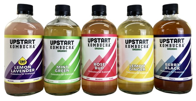 Upstart Kombucha Five Fabulous Flavors - Beverages with Purpose