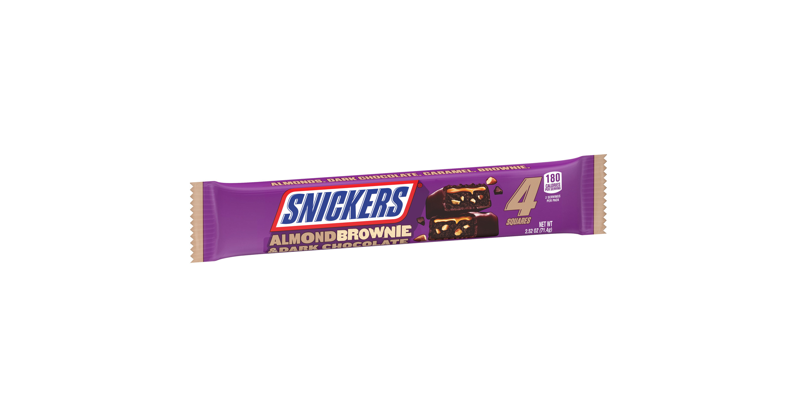 Snickers Introduces New Almond Brownie Bars