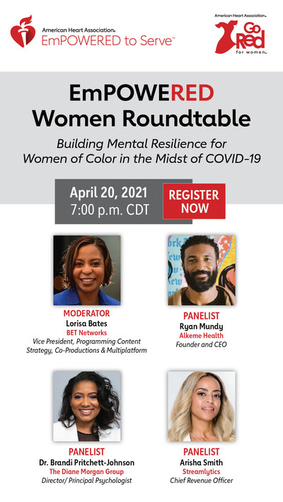 EmPOWERED Women Roundtable virtual event: Building Mental Resilience for Women of Color in the Midst of COVID-19