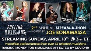 Joe Bonamassa To Host 2nd Annual Stream-A-Thon On Sunday, April 18th @ 3pm ET Presented By Keeping The Blues Alive Foundation