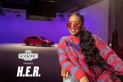 H.E.R. Headlines 20th Anniversary Virtual Honda Civic Tour, Taking Fans on a Mixed Reality Journey Featuring All-New 2022 Honda Civic