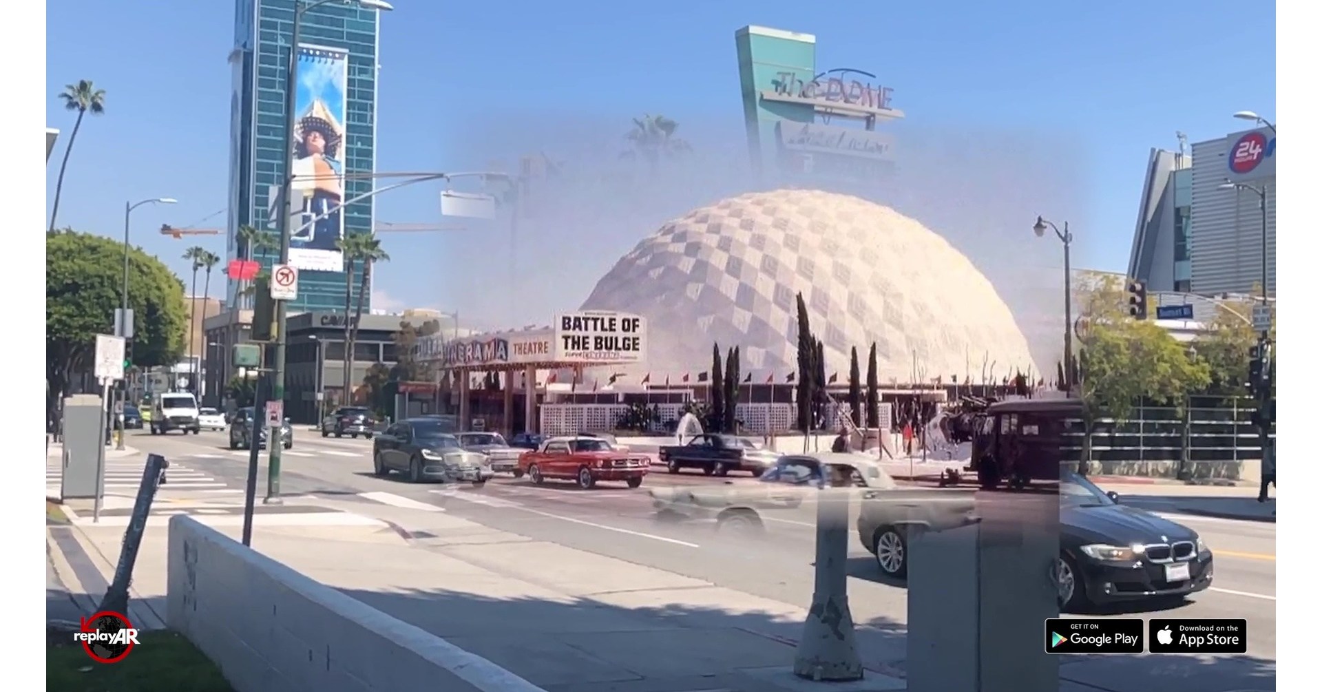 Cinerama Dome Tribute Revisits Marquee Moments in Augmented Reality