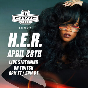H.E.R. Headlines 20th Anniversary Virtual Honda Civic Tour, Taking Fans on a Mixed Reality Journey Featuring All-New 2022 Honda Civic