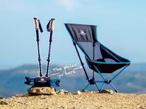 Get Out Gear Launches 2-in-1 Trekking Pole &amp; Camp Chair System for Backcountry Adventurers