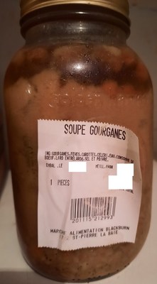 Soupe gourganes (Groupe CNW/Ministre de l'Agriculture, des Pcheries et de l'Alimentation)