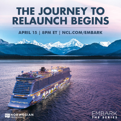 Norwegian Cruise Line premieres “EMBARK – The Series” tonight at 8 p.m. ET at www.ncl.com/embark with the “Great Cruise Comeback” episode focusing on the ongoing measures for a healthy and safe return to sailing. Tune in at 7:30 p.m. ET for a live pre-show conversation and Q&A session with NCL President and CEO Harry Sommer.