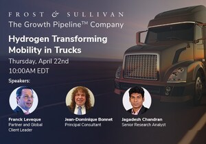 Frost &amp; Sullivan Examines Global Opportunities for Fuel Cell Trucks in Hydrogen Economies