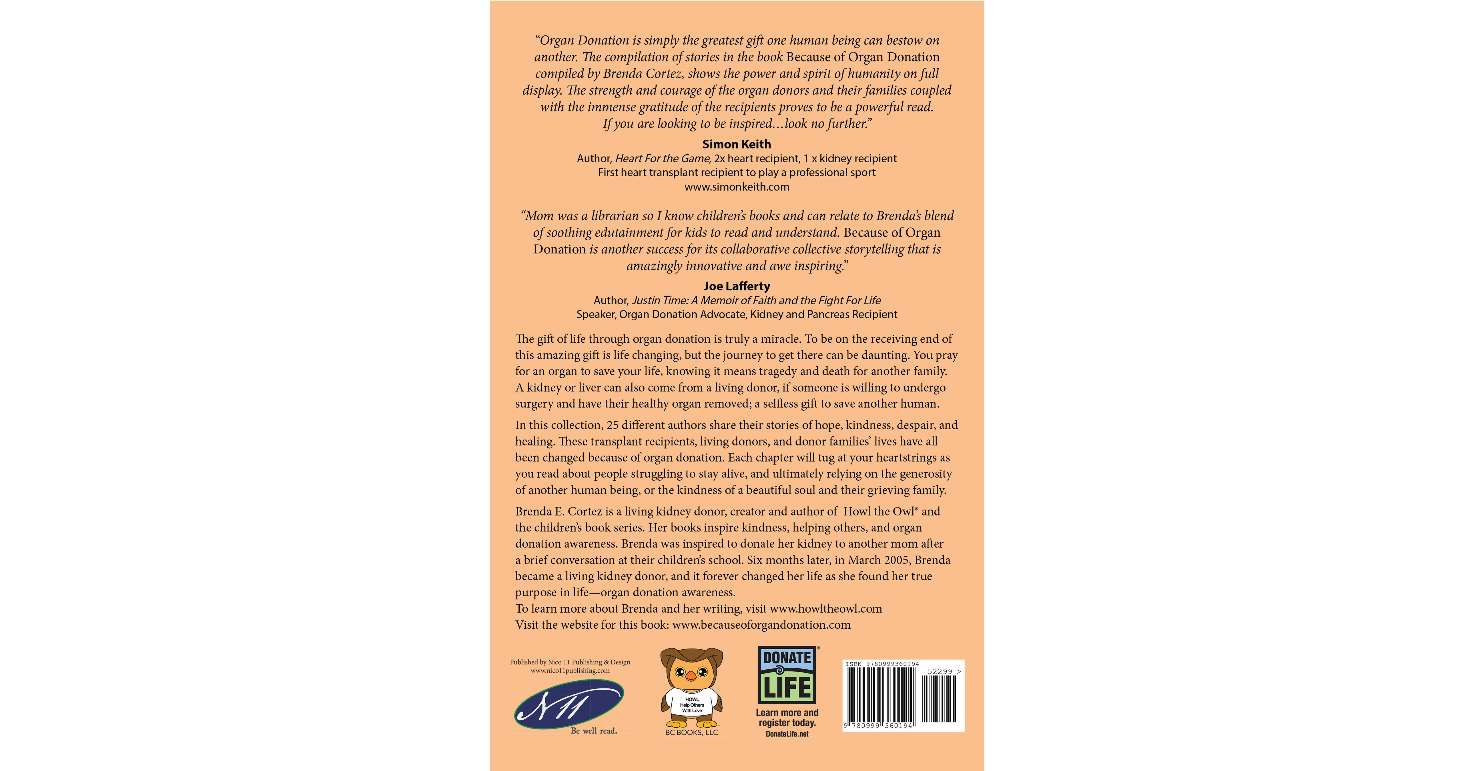 Author/Living Kidney Donor, Brenda E. Cortez, Invites 24 Others to Share Their Story in Her New Book - Vimarsana News