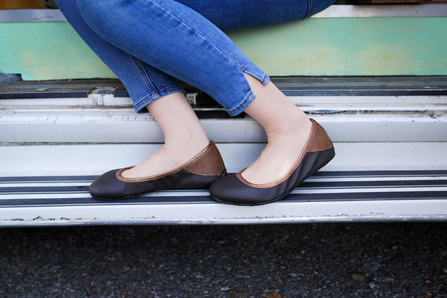 Softstar Ballerines feature soft leather uppers and flexible soles.