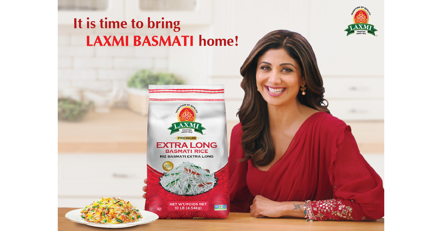 U.S. Based South Asian food brand, Laxmi, Launches A New Campaign With Bollywood Superstar and Fitness Icon Shipa Shetty Kundra!