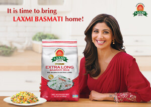 U.S. Based South Asian food brand, Laxmi, Launches A New Campaign With Bollywood Superstar and Fitness Icon Shipa Shetty Kundra!