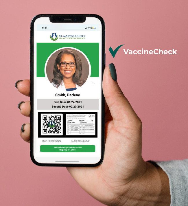County Residents and Employees now have access to an authenticated, personalized digital vaccine card to privately share their health status and ensure they never lose their proof of vaccination.
