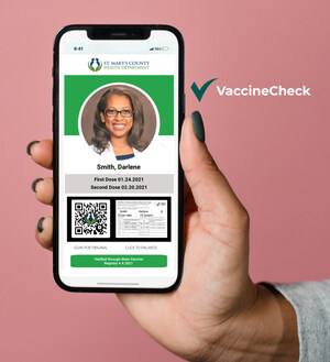 Free Digital COVID-19 Vaccine Card for St. Mary's County Residents