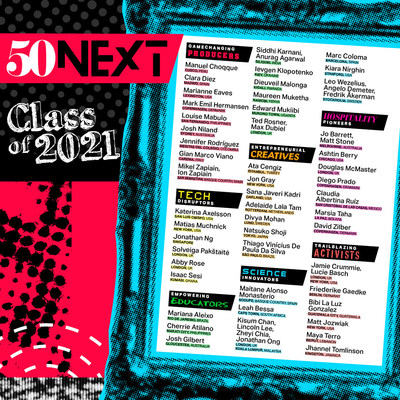 The inaugural 50 Next list, created by the organisation behind The Worlds 50 Best Restaurants.