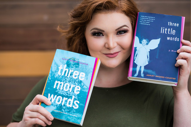 New York Times Bestselling Author, Ashley Rhodes-Courter, LCSW. A former foster child turned Keynote Speaker, clinical social worker, foster/adoptive parent and International Bestselling Author of "Three Little Words" and "Three More Words."