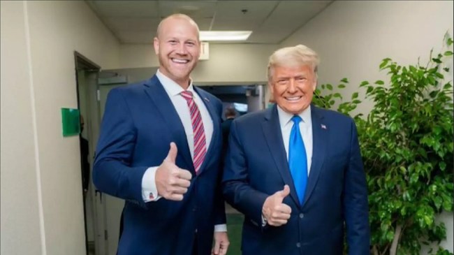 Dan Rodimer pictured with President Trump.