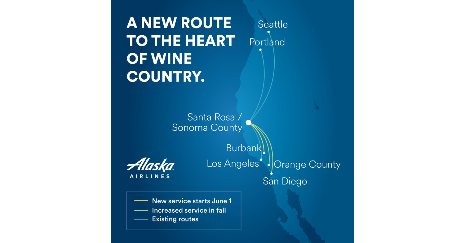 Alaska Airlines expands service and presence at Santa Rosa/Sonoma County Alaska Airlines expands service and presence at Santa Rosa/Sonoma County
