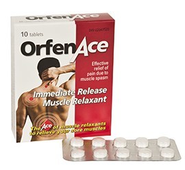 Muscle-relaxant OrfenAce 100 mg tablets recalled because of nitrosamine impurity (CNW Group/Health Canada)