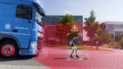 ZF advanced commercial vehicle systems enhance safety, reduce emissions, enable automated operation and the electrification of large vehicle powertrains.