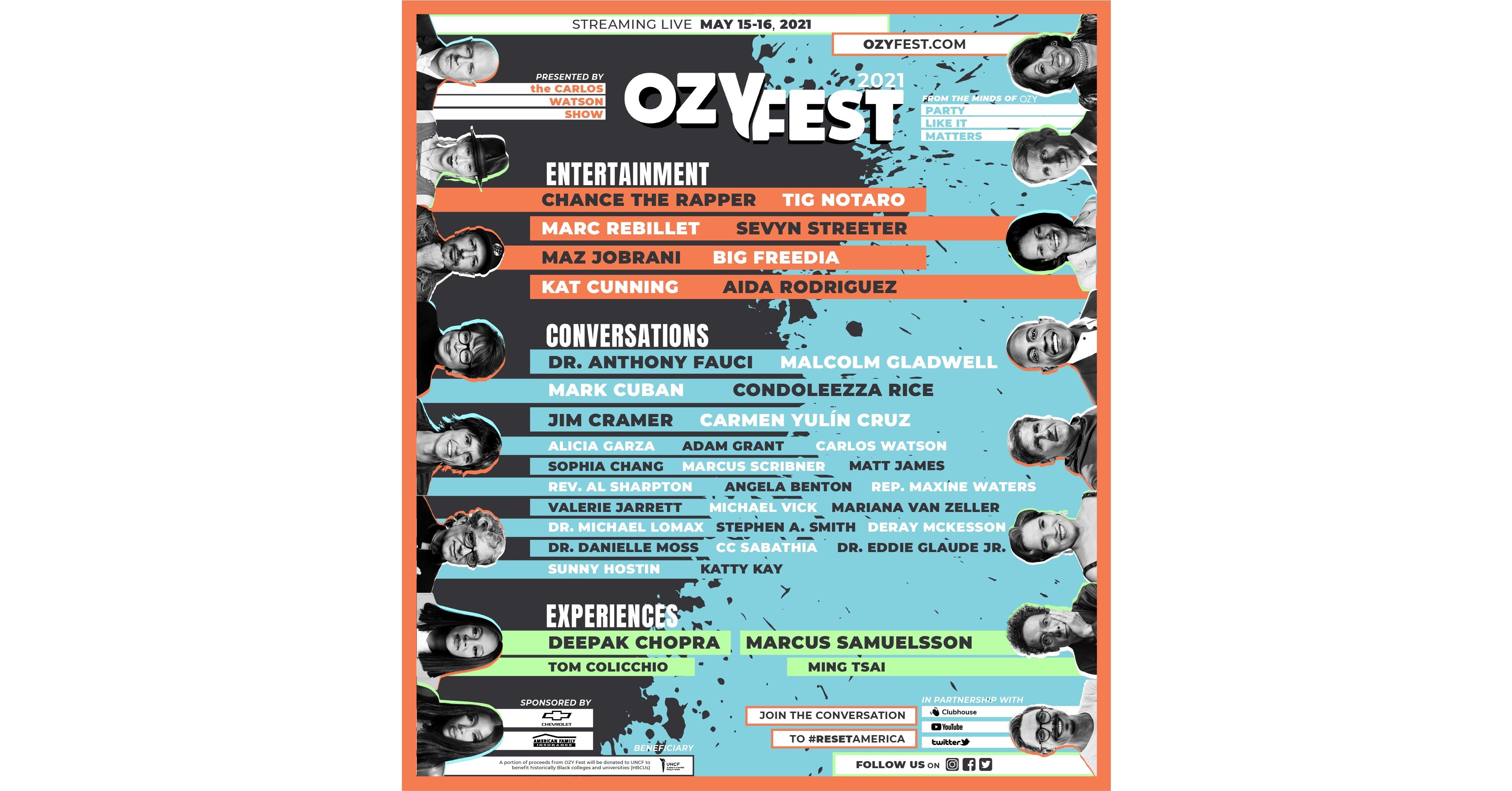 Ozy Media Announces Virtual Ozy Fest For May 15 16 In Partnership With Hbcus Clubhouse