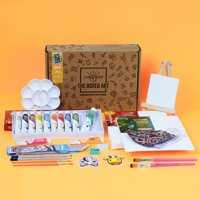 Do-it-yourself Acrylic Workshop kit by "The Boxed Art"