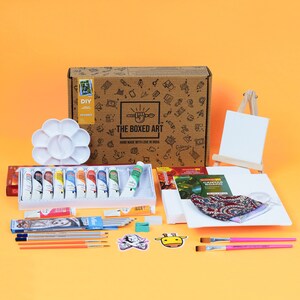 The Acrylic Painting Kit - A Monthly Subscription Gifting Option from The Boxed Art