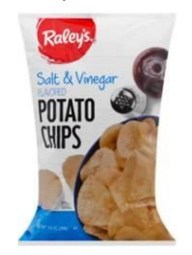 Shearer's Foods LLC Issues Allergy Alert On Undeclared Milk In Raley's Salt &amp; Vinegar Flavored Potato Chips