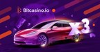 Fly to the Moon and Win One of Three Tesla Cars With New Bitcasino Game, Live Crash