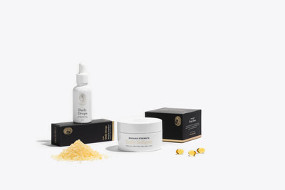 Sleep Box: Curated collection of 3 full-spectrum CBD products for daily balance + extra support for quality sleep. Includes: (1) 300 mg 30 mL Daily Drops, (1) 60 ct 10 mg Softgels, and (1) Mindful Mineral Soak.