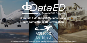 Emerald EMS DataED Manufacturing Site Earns AS9100D Certification