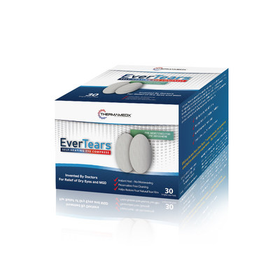 New EverTears® was designed by Doctors to provide a breakthrough approach to treating Dry Eye symptoms. EverTears® is patented technology that combines two therapies into one self-heating, pre-moistened cleaning eye-pad. No microwave needed. No need to buy multiple products that only address part of the problem. EverTears® is proven science that works in only 5 minutes per day. Each self-heating pad is sterile and comes individually wrapped so you can get relief anywhere. 