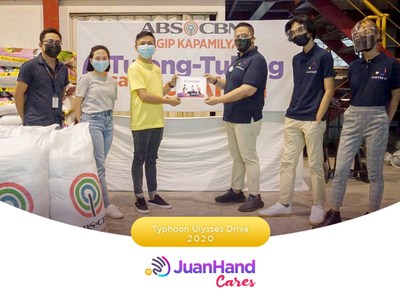 JuanHand Cares: JuanHand team collaborates with ABS-CBN Foundation to help the victims of flood-stricken communities during the Typhoon Ulysses Drive last December 2020.