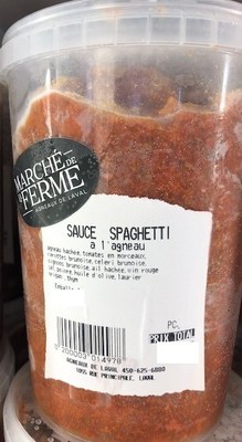 Sauce spaghetti  l'agneau (Groupe CNW/Ministre de l'Agriculture, des Pcheries et de l'Alimentation)