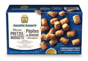 Auntie Anne's® Introduces Its At Home Classic Pretzel Nuggets in the Frozen Aisle of Canadian Walmarts